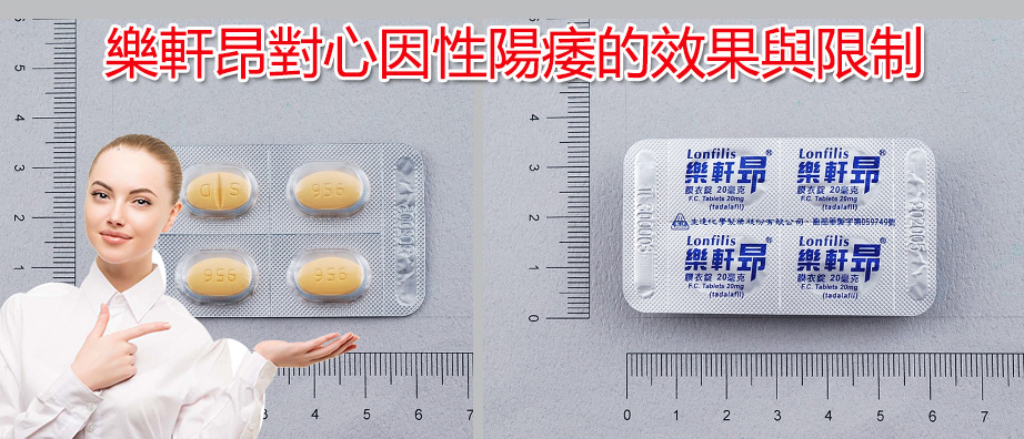 樂軒昂對心因性陽痿的效果與限制 樂軒昂對心因性陽痿的效果與限制